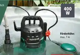 Lidl Parkside Klarwasser-Tauchpumpe PTPK 400 B1 Angebot