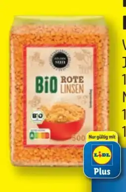 Lidl Golden Sun Bio Rote Linsen Angebot