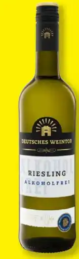 Lidl Deutsches Weintor Riesling Alkoholfrei Angebot