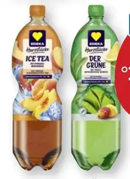Scheck-in-Center Edeka Herzstücke Ice Tea Pfirsich Angebot