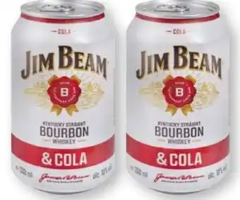 Scheck-in-Center Jim Beam Bourbon Whiskey & Cola Angebot