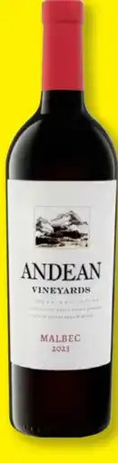 Lidl Andean Vineyards Malbec Angebot