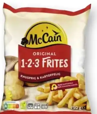 Scheck-in-Center McCain 1-2-3 Frites Angebot