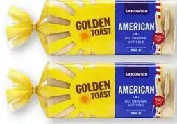 Scheck-in-Center Golden Toast American Sandwich Angebot