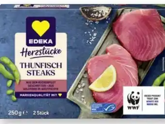 Scheck-in-Center Edeka Herzstücke Thunfischsteaks Angebot