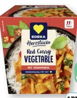 Scheck-in-Center Edeka Herzstücke Red Curry Gemüse mit Jasmin Reis Angebot