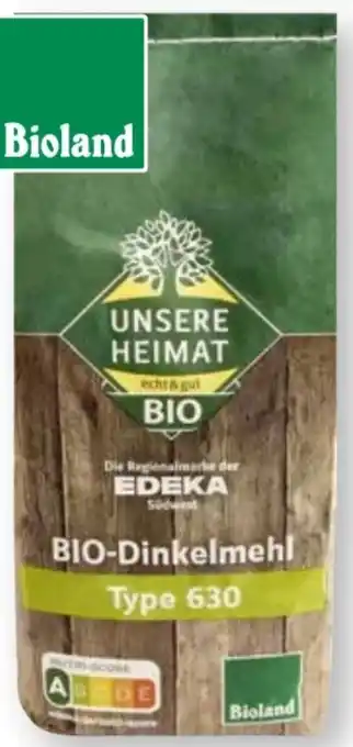Scheck-in-Center Unsere Heimat Echt & Gut Bio-Dinkelmehl Angebot