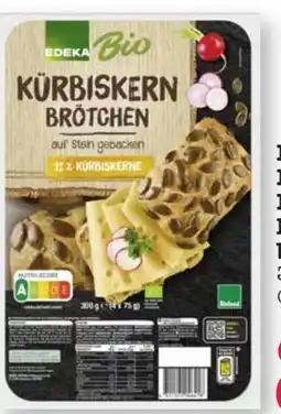 Scheck-in-Center Edeka Bio Kürbiskern-Brötchen Angebot