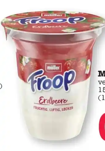 Scheck-in-Center Müller Froop Joghurt Angebot