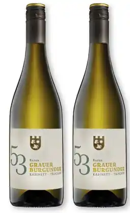 Scheck-in-Center Ortenauer Weinkeller Grauer Burgunder Kabinett 53 Angebot