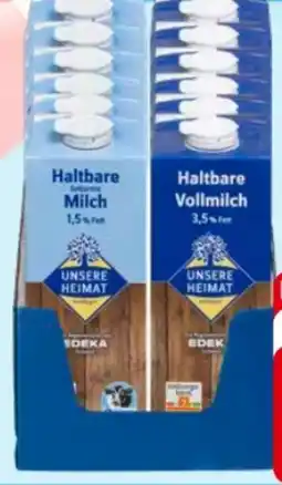 Edeka Unsere Heimat Echt & Gut Haltbare Fettarme Milch Angebot