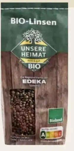 Edeka Unsere Heimat Echt & Gut Bio Grüne Linsen Angebot