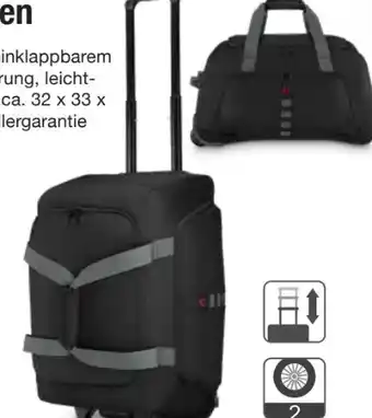 Edeka Wenger Reisetasche mit Rollen Angebot
