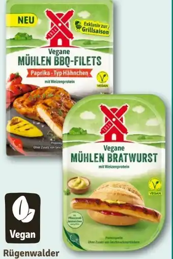 nahkauf Rügenwalder Mühle Vegane Mühlen BBQ-Filets Paprika-Typ Hähnchen Angebot
