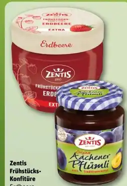REWE Center Zentis Frühstücks Konfitüre Extra Erdbeere Angebot