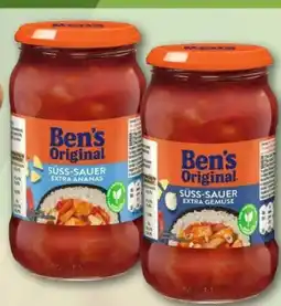REWE Center Ben's Original Süß-Sauer Extra Gemüse Sauce Angebot