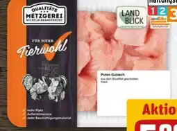REWE Center Metzgerei Wilhelm Brandenburg Puten-Gulasch Angebot