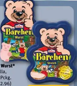 REWE Center Reinert Bärchen-Wurst Angebot