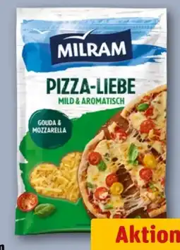 REWE Center Milram Reibekäse Pizza-Liebe Angebot