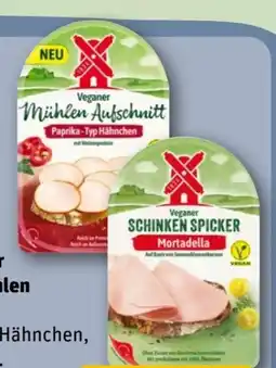 REWE Center Rügenwalder Mühle Mühlen Aufschnitt Paprika Typ Hähnchen Angebot