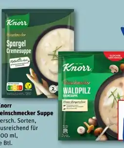 REWE Center Knorr Feinschmecker Waldpilz Suppe Angebot