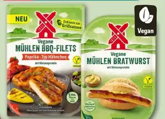 REWE Center Rügenwalder Mühle Vegane Mühlen BBQ-Filets Paprika-Typ Hähnchen Angebot