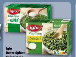 REWE Center Iglo Rahm-Spinat mit dem Blubb Angebot