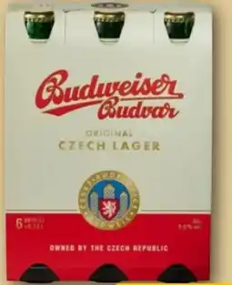 REWE Center Budweiser Budvar (CZ) Czech Premium Lager Angebot