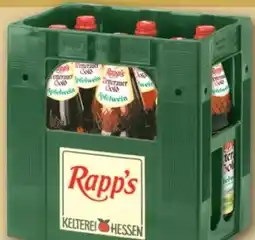 REWE Center Rapp's Kelterei Wetterauer Gold Apfelwein Angebot