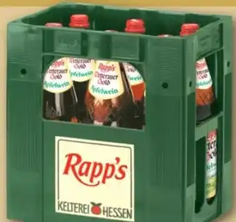 REWE Center Rapp's Kelterei Wetterauer Gold Apfelwein Angebot