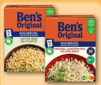 REWE Center Ben's Original Natur-Reis im Kochbeutel Angebot