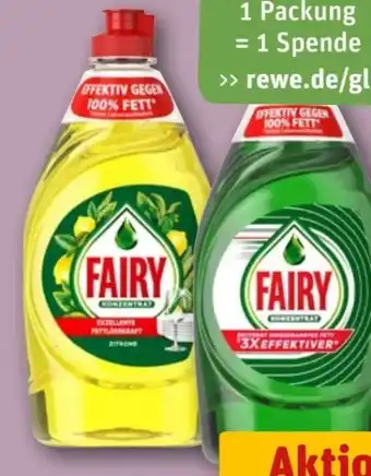 REWE Center Fairy Geschirrspülmittel Angebot