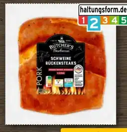 REWE Butcher’s Barbecue Schweine-Rückensteaks Angebot