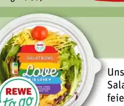 REWE Rewe to go Salatbowl Pride Edition Love is Angebot