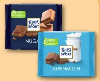 REWE Ritter Sport Alpenmilch Angebot