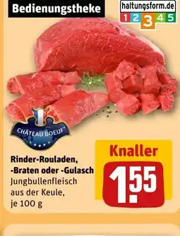 REWE Château Boeuf Rinderrouladen Angebot