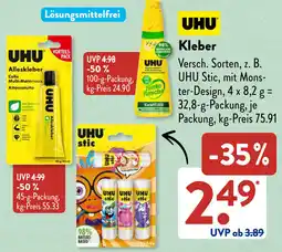 Aldi Süd UHU Kleber Angebot