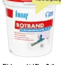 BayWa Knauf Rotband Flächenspachtel Plus Angebot