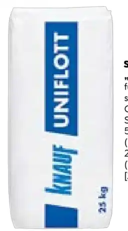 BayWa Knauf Spachtelmasse Uniflott Angebot