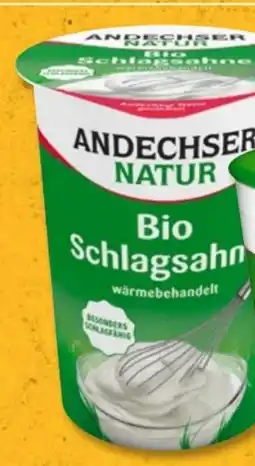 PENNY Andechser Natur Bio Schlagsahne Angebot