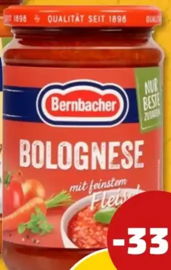PENNY Bernbacher Pastasaucen Angebot