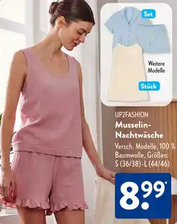 Aldi Süd UP2FASHION Musselin Nachtwäsche Angebot