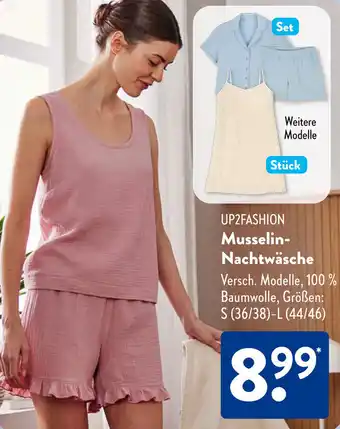 Aldi Süd UP2FASHION Musselin Nachtwäsche Angebot
