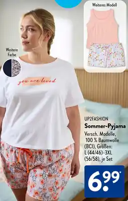Aldi Süd UP2FASHION Sommer-Pyjama Angebot