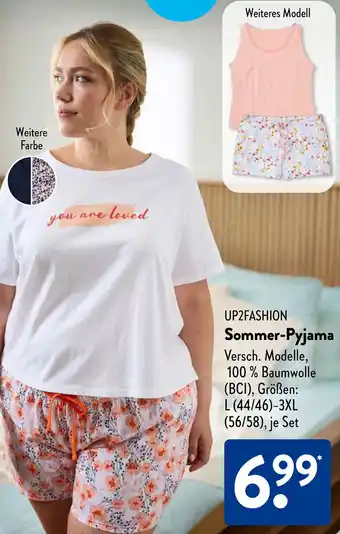 Aldi Süd UP2FASHION Sommer-Pyjama Angebot