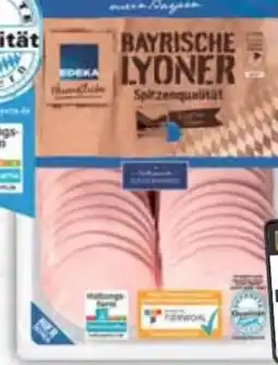 E-Center Edeka Heimatliebe Bayrische Lyoner Angebot