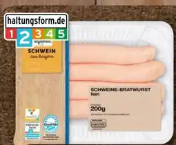 nahkauf Rewe Regional Schweine-Bratwurst Angebot