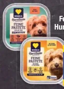 E-Center Edeka Herzstücke Feine Pasteten Hundenahrung Angebot