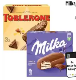 Edeka Milka Eis Chocolate & Vanilla Angebot
