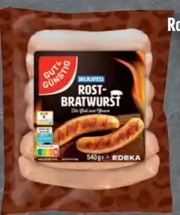 Edeka Gut & Günstig Delikatess Rostbratwurst Angebot